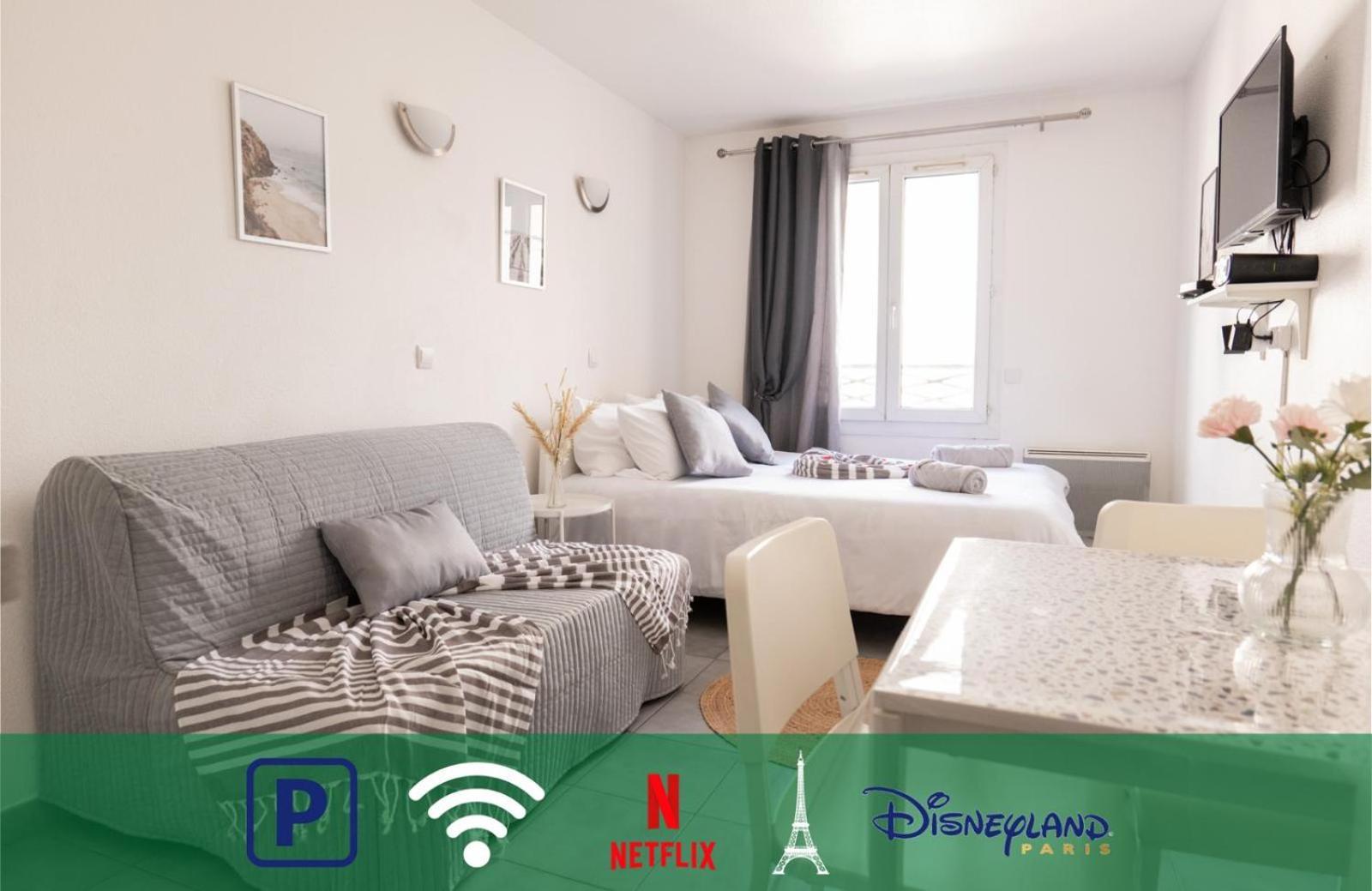 Cosy Appartement - 4 Personnes - Disneyland & Paris Bussy-Saint-Georges Eksteriør billede